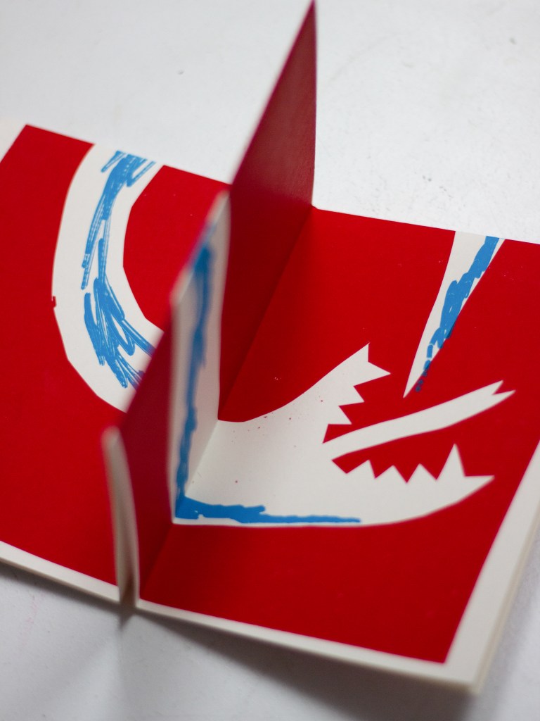 „Schlange“ Siebdruckheft innen