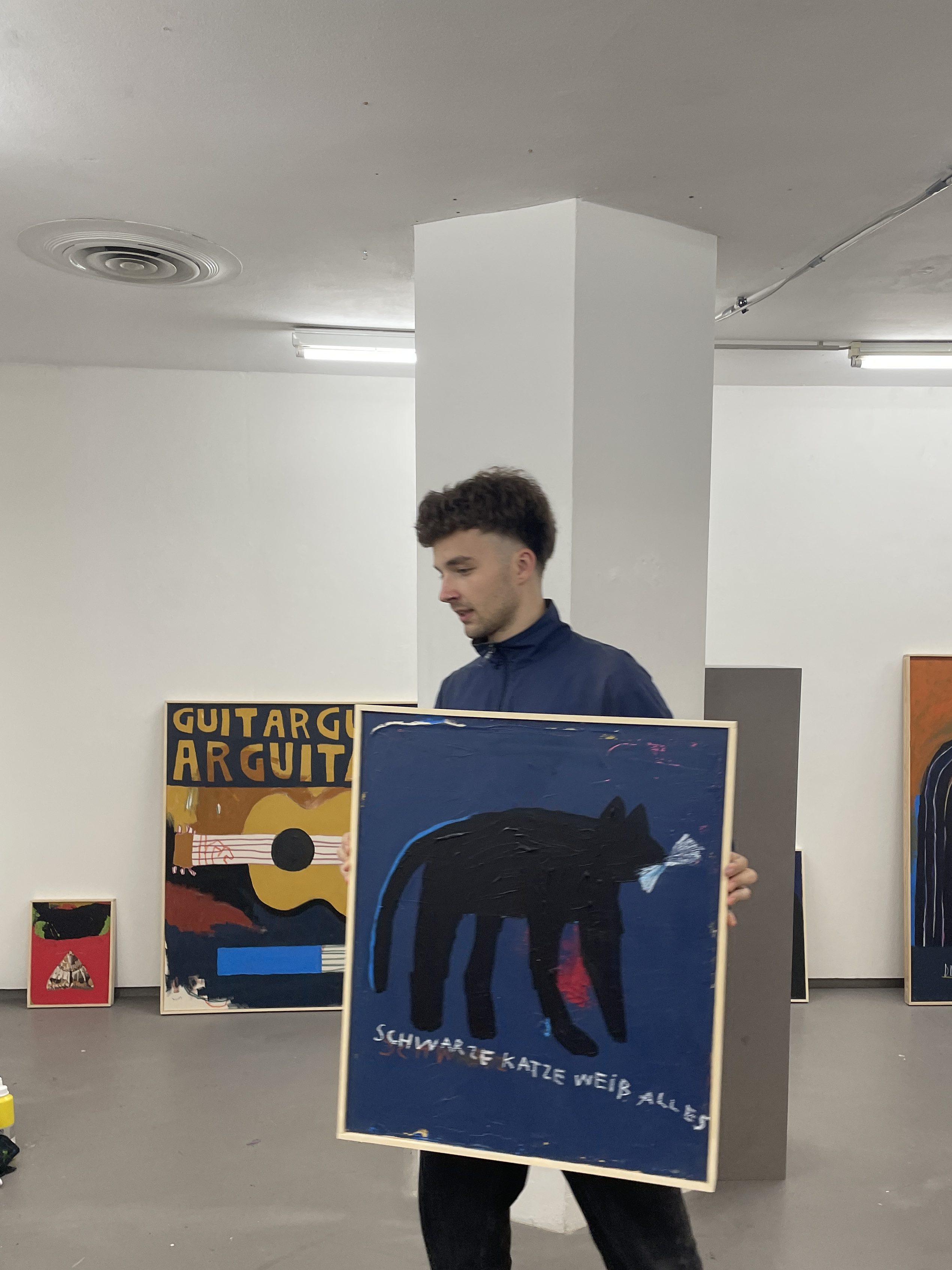 Galerie „Labor“ Wenzel Rehbach und Alfred Rehbach „Flohwalzer“ Aufbau